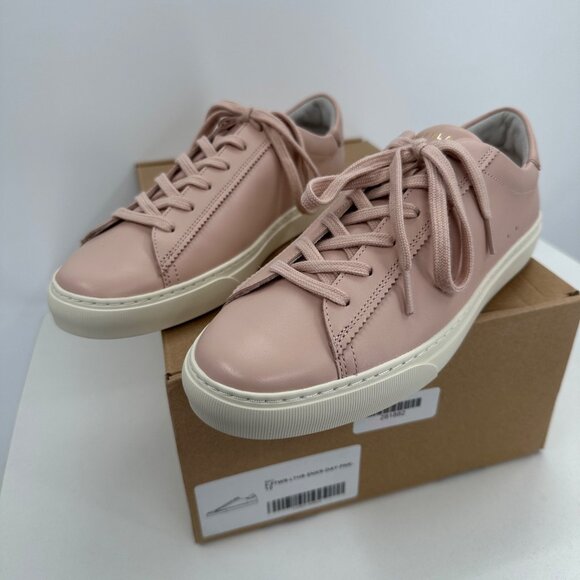 Everlane The Day Sneaker in Pale Pink Leather sz 10 Women's Lace-up Shoes Casual - Picture 6 of 10